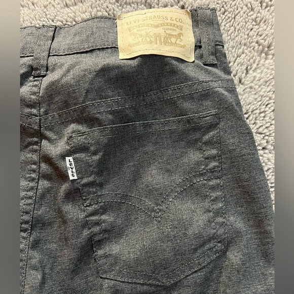 𝅺LEVI’S 511 Slim Size 12 Years Grey Lightweight Hybrid Shorts, Preloved - Picture 6 of 7